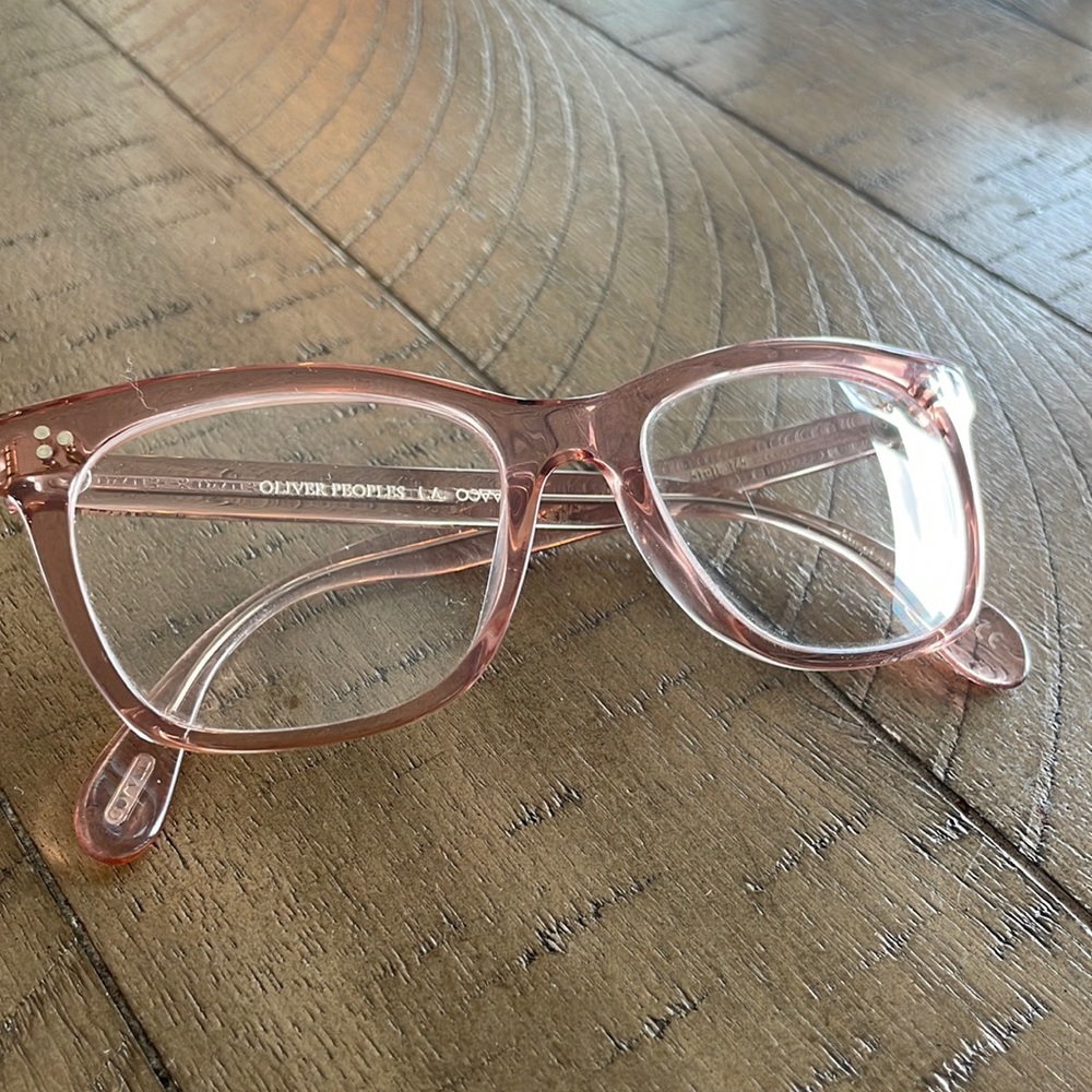 Pink glasses frames